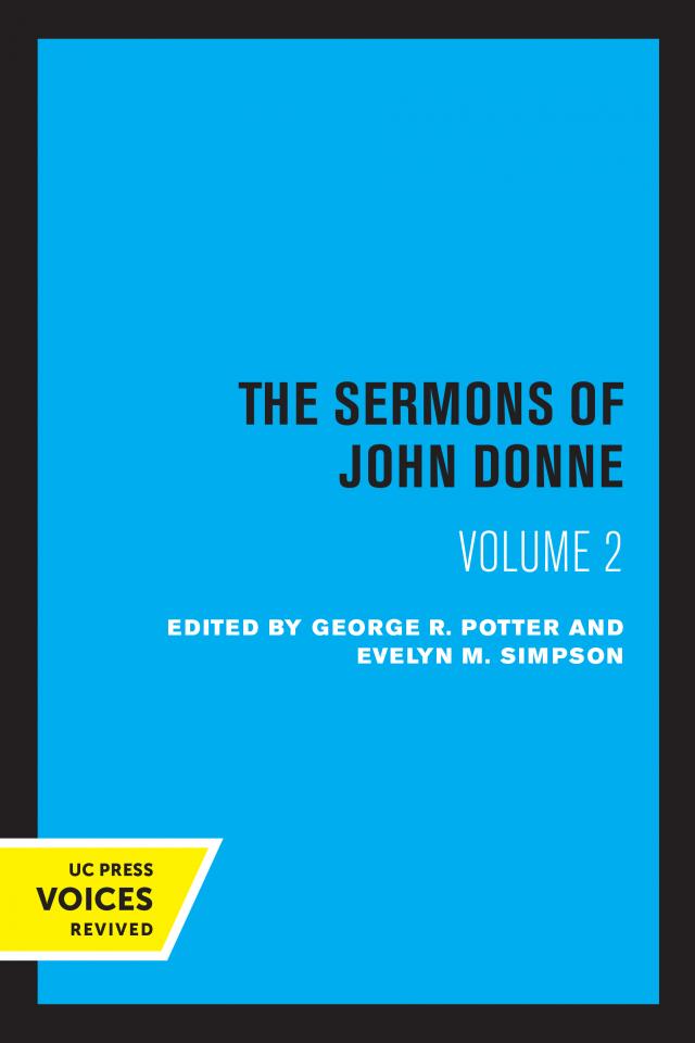 The Sermons of John Donne, Volume II