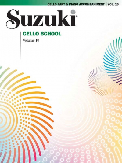 Suzuki Cello School Cello Part, Volume 10 (includes Piano Acc.)