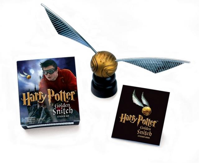 Harry Potter Golden Snitch Sticker Kit, m.  Buch, m.  Beilage