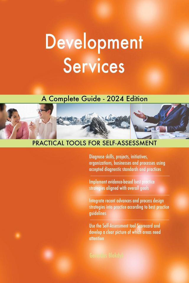 Development Services A Complete Guide - 2024 Edition