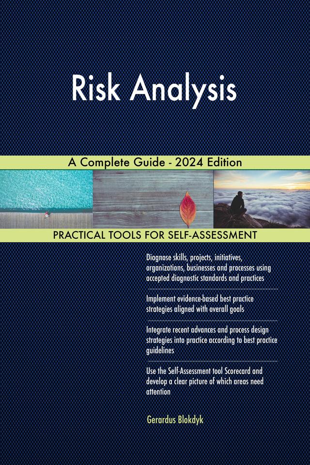 Risk Analysis A Complete Guide - 2024 Edition