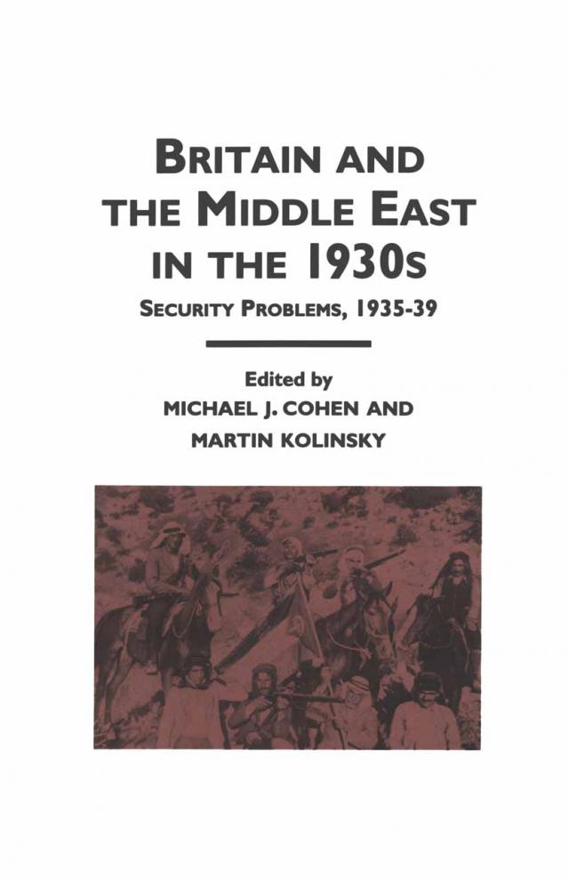 Britain and the Middle East in the 1930's