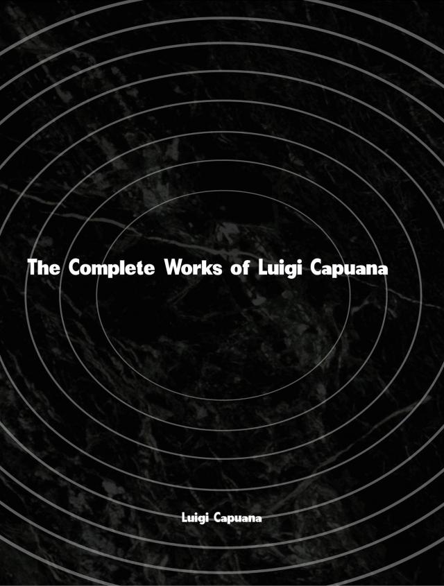 The Complete Works of Luigi Capuana
