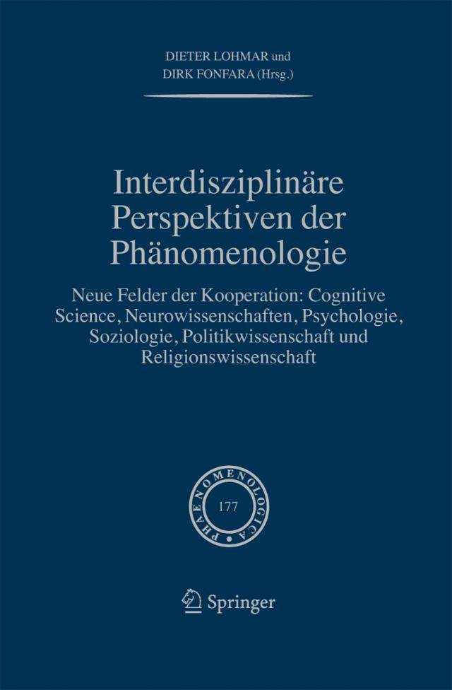 Interdisziplinäre Perspektiven der Phänomenologie