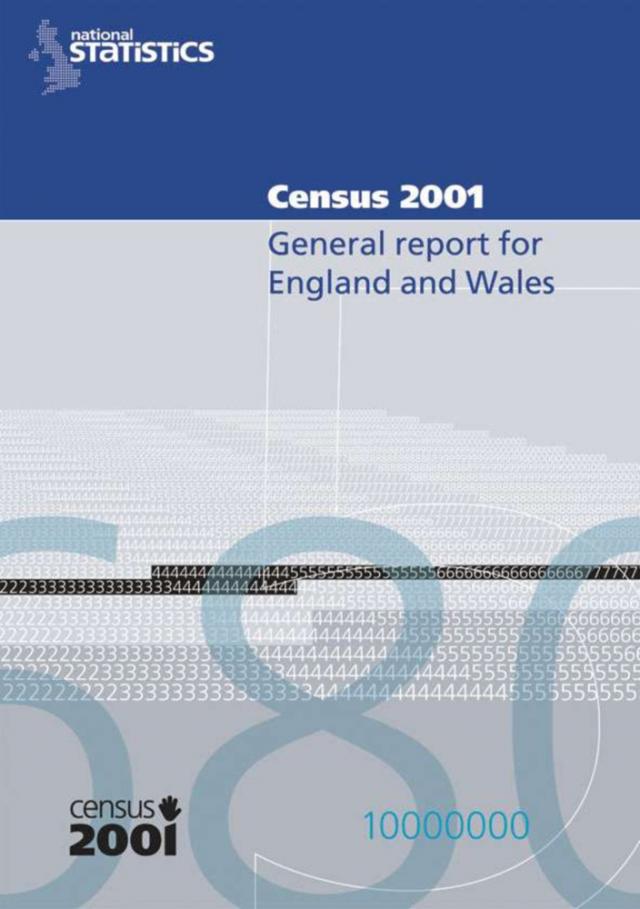 Census 2001: General Report for England and Wales