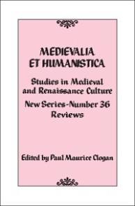Medievalia et Humanistica, No. 36