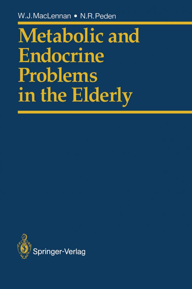 Metabolic and Endocrine Problems in the Elderly