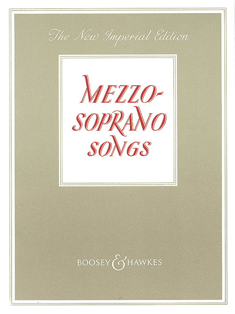 The New Imperial Edition, Mezzo-Sopran Lieder, Gesang und Klavier