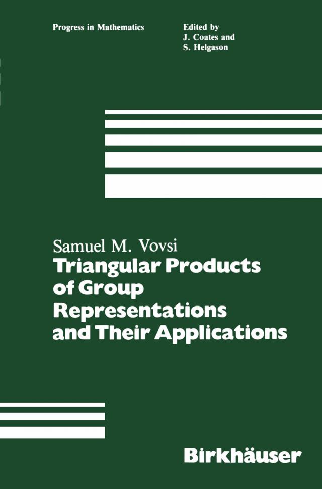 Triangular Products of Group Representations and Their Applications