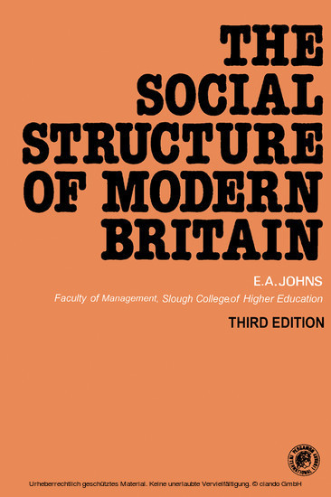 Social Structure of Modern Britain