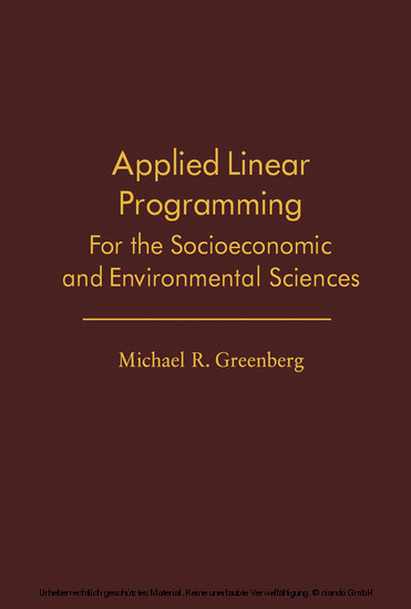 Applied Linear Programming