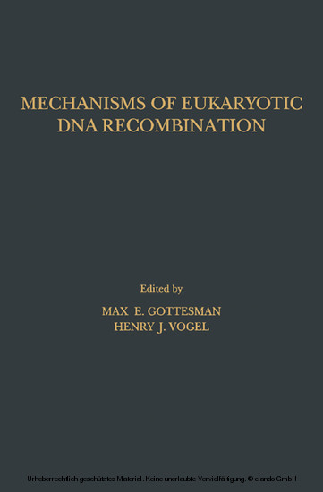 Mechanisms of Eukaryotic DNA Recombination