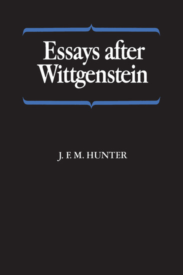 Essays after Wittgenstein