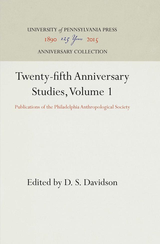 Twenty-fifth Anniversary Studies, Volume 1