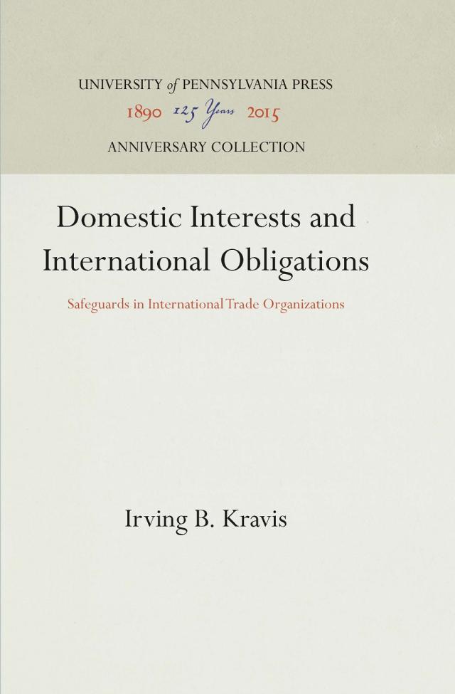 Domestic Interests and International Obligations