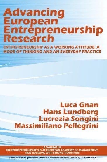 Advancing European Entrepreneurship Research