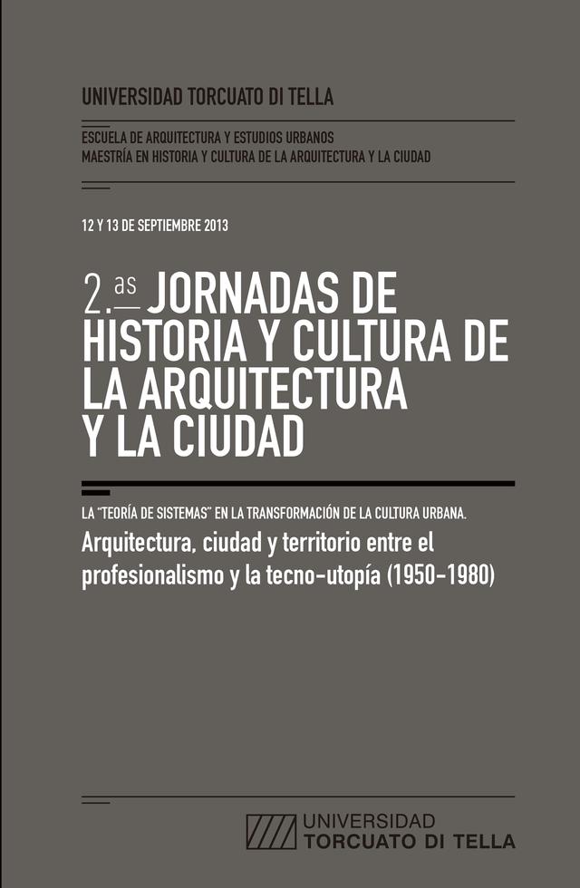 2.* Jornadas de Historia y Cultura de la Arquitectura y la Ciudad