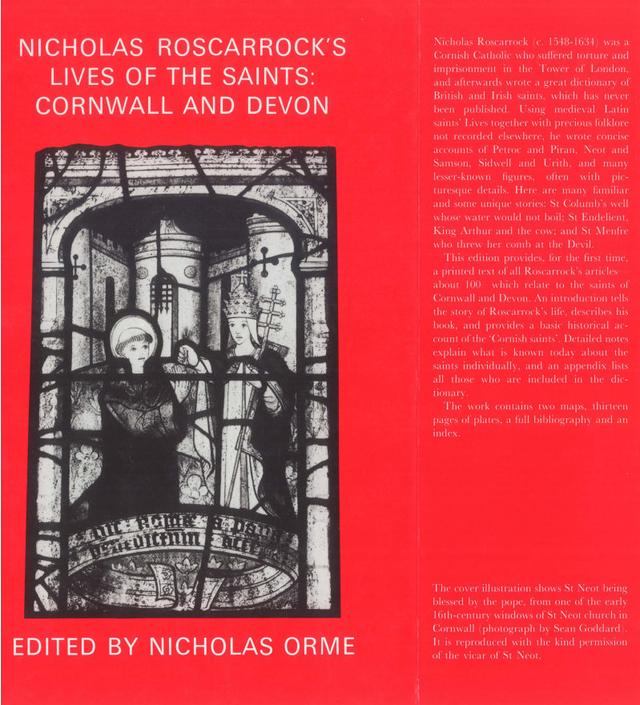Nicholas Roscarrock's 'Lives of the Saints': Cornwall and Devon