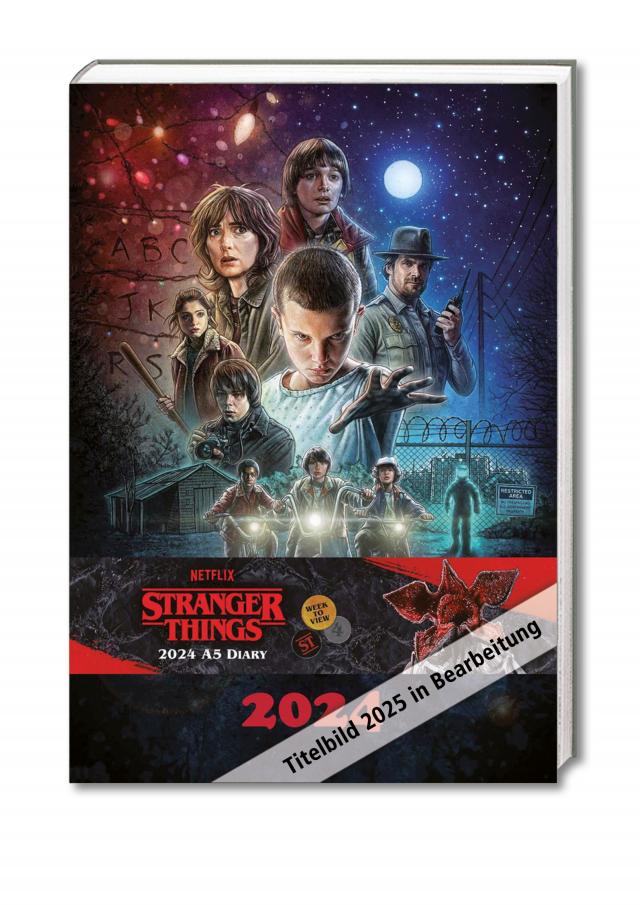 Stranger Things – A5-Tischkalender 2025