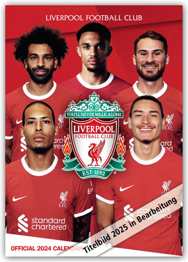 Liverpool FC 2025 – A3-Posterkalender