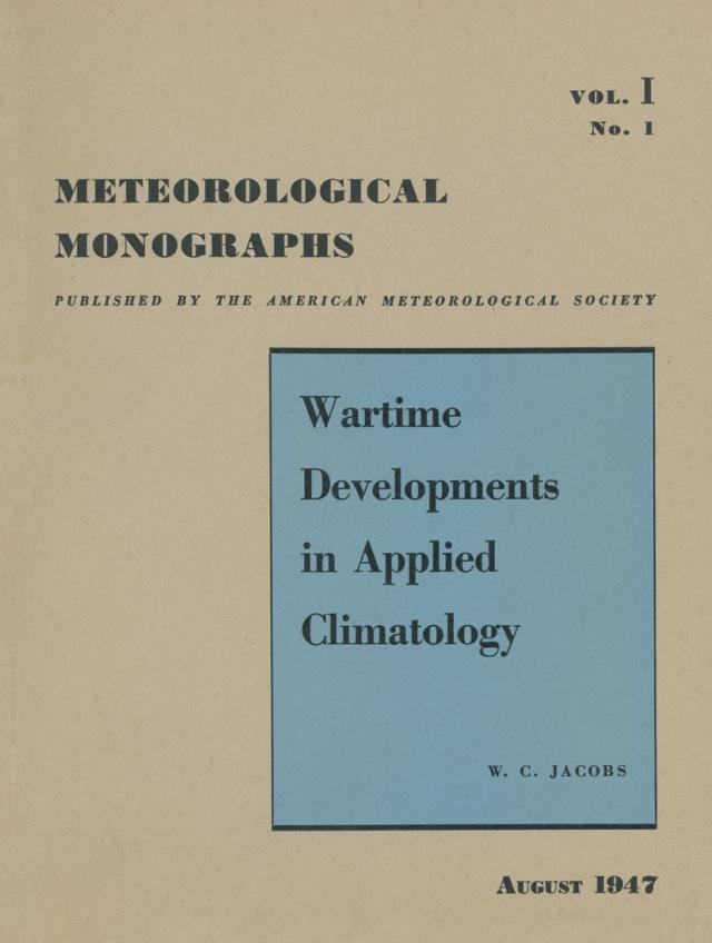 Wartime Developments in Applied Climatology