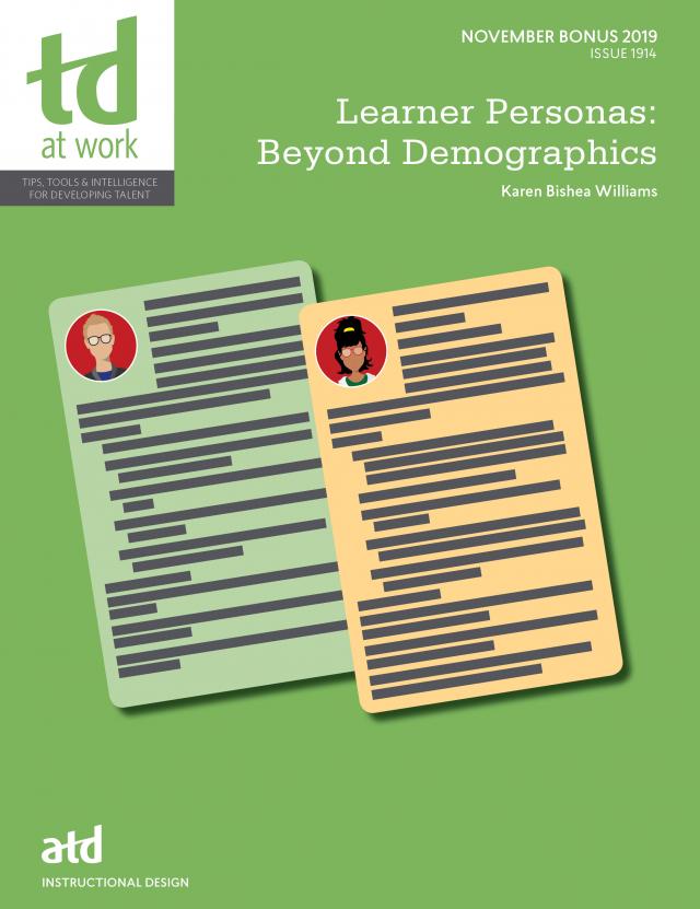 Learning Personas: Beyond Demographics