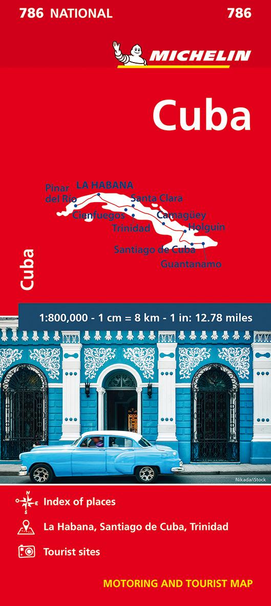 Cuba - Michelin National Map 786