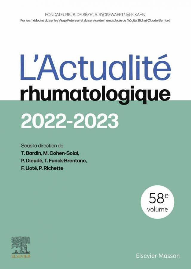 L''actualité rhumatologique 2022-2023