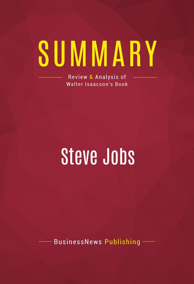 Summary: Steve Jobs