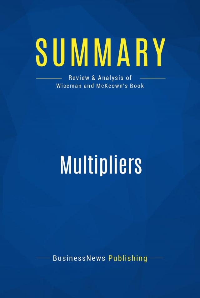 Summary: Multipliers