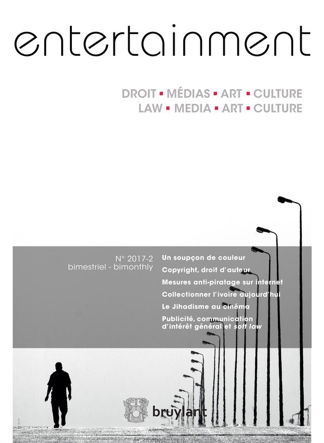 Entertainment - Droit, Médias, Art, Culture 2017/2