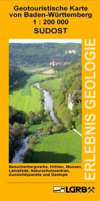 Geotouristische Karte von Baden-Württemberg: Südost