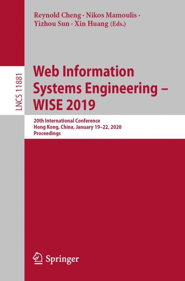 Web Information Systems Engineering - WISE 2019