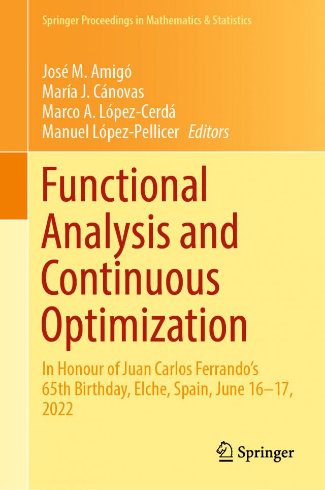 Functional Analysis and Continuous Optimization