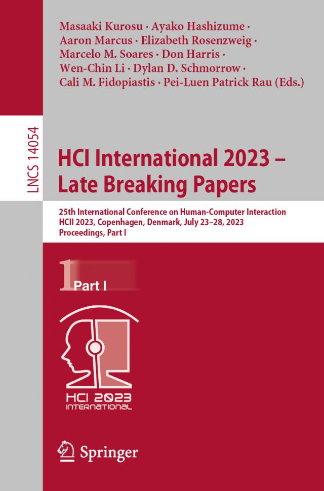 HCI International 2023 - Late Breaking Papers