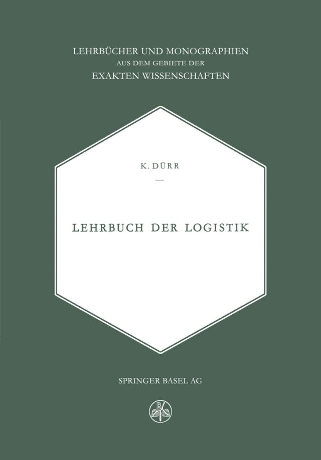Lehrbuch der Logistik