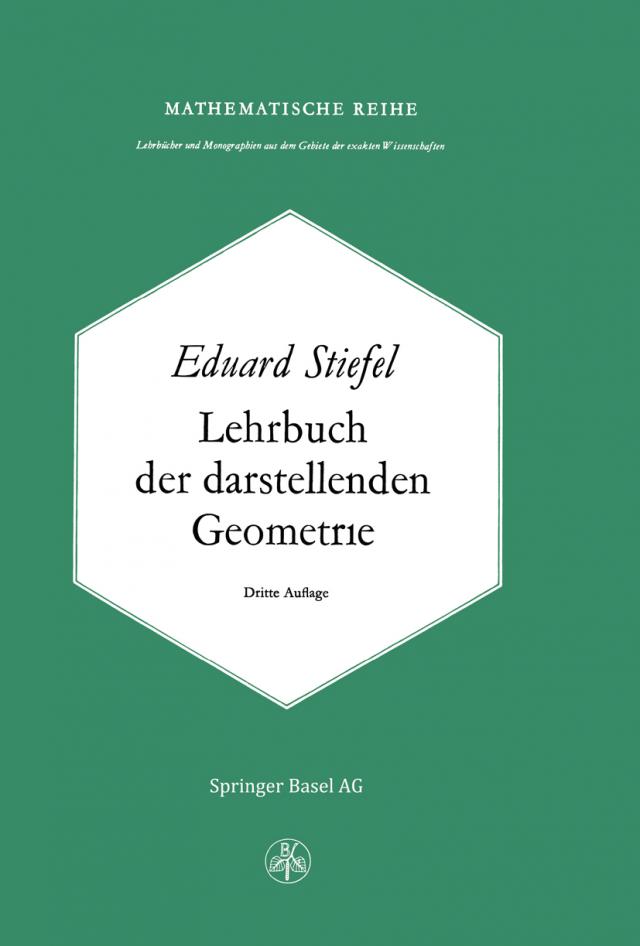 Lehrbuch der Darstellenden Geometrie