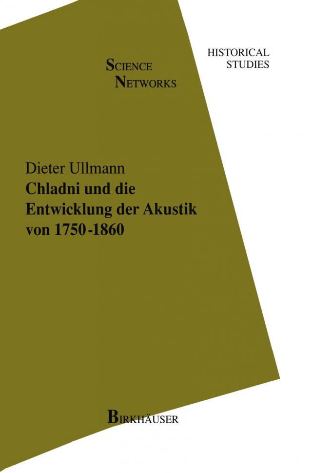 Chladni und die Entwicklung der Akustik von 1750¿1860