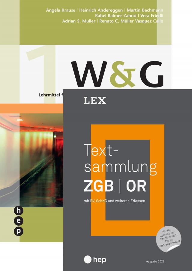 Spezialangebot «Textsammlung ZGB | OR» und «W&G 1»