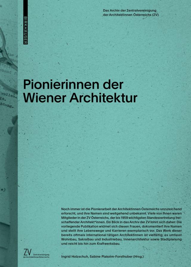 Pionierinnen der Wiener Architektur