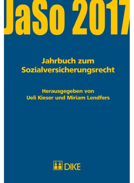 Jahrbuch zum Sozialversicherungsrecht 2017