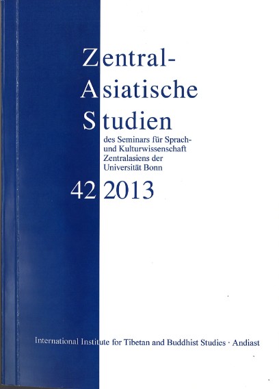 Zentralasiatische Studien 42 (2013)