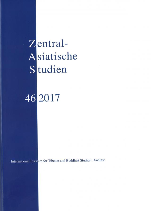 Zentralasiatische Studien 46 (2017)