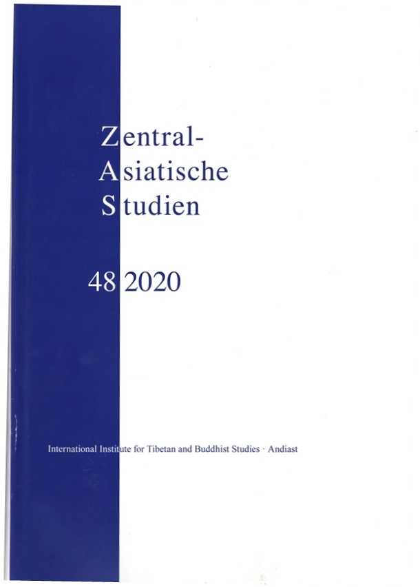 Zentralasiatische Studien 48 (2020)