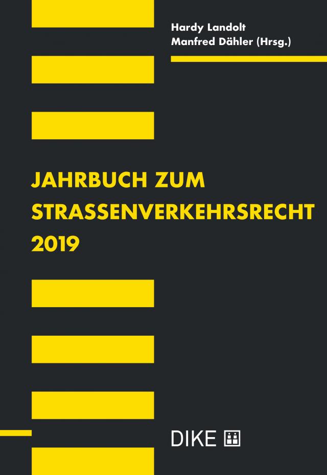 Jahrbuch zum Strassenverkehrsrecht 2019