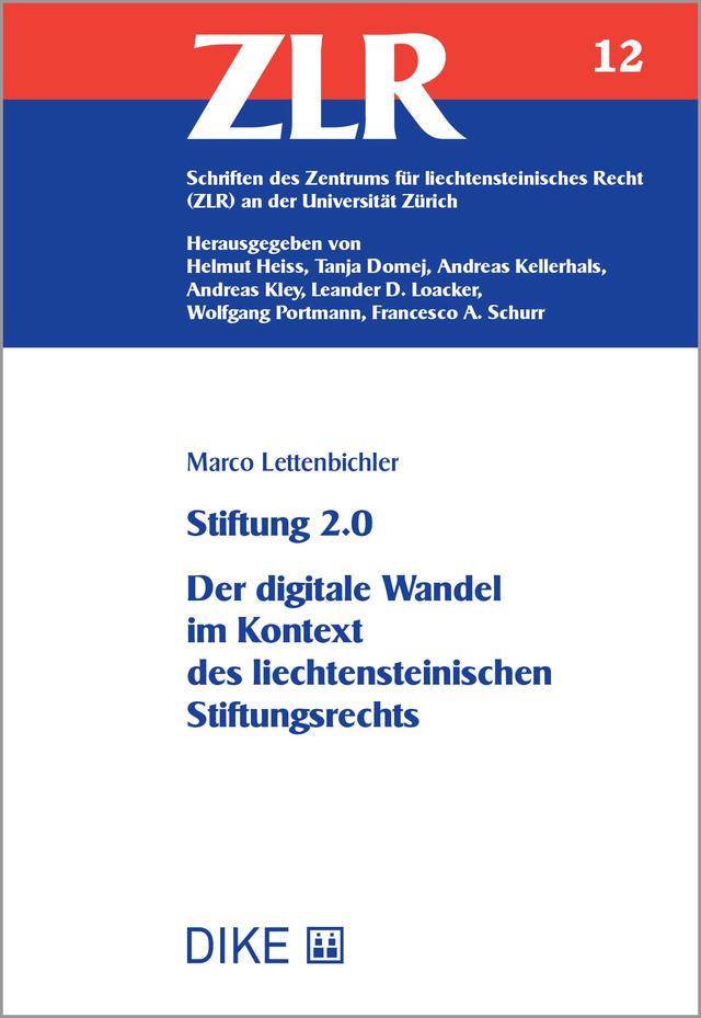 Stiftung 2.0 Der digitale Wandel im Kontext des liechtensteinischen Stiftungsrechts