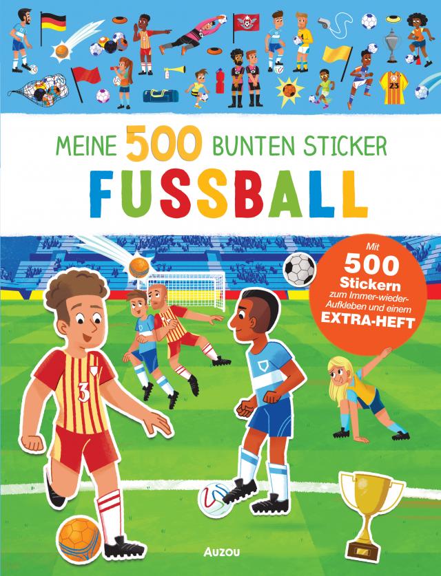 Meine 500 bunten Sticker - Fussball