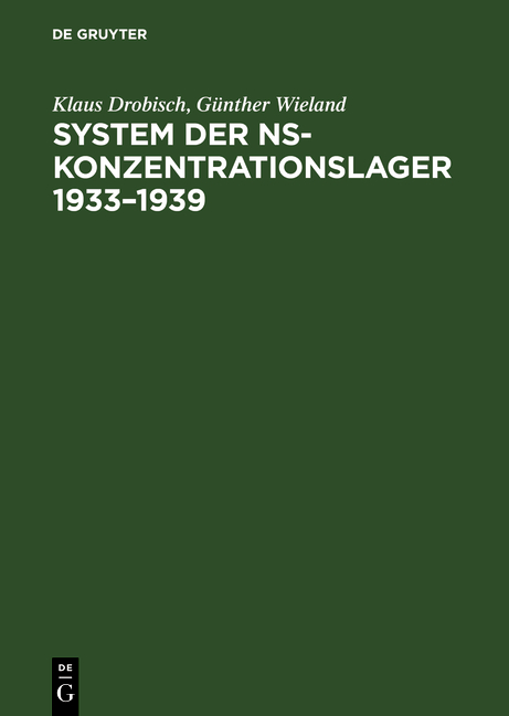 System der NS-Konzentrationslager 1933–1939