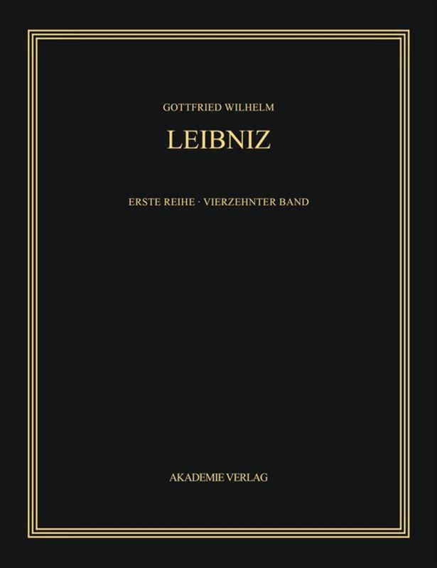 Gottfried Wilhelm Leibniz: Sämtliche Schriften und Briefe. Allgemeiner... / Mai - Dezember 1697