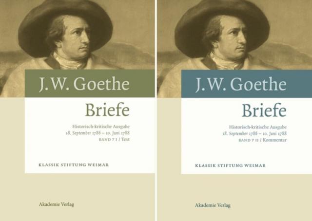 Johann Wolfgang von Goethe: Briefe / 18. September 1786 – 10. Juni 1788